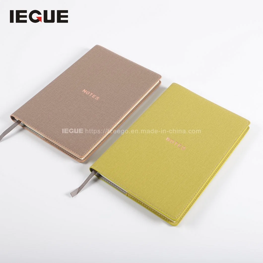 Personalize Daily OEM Custom Gift Promotion Day Inserts Color Printed Pages Hardcover Weekly Planner Notebook with Logo