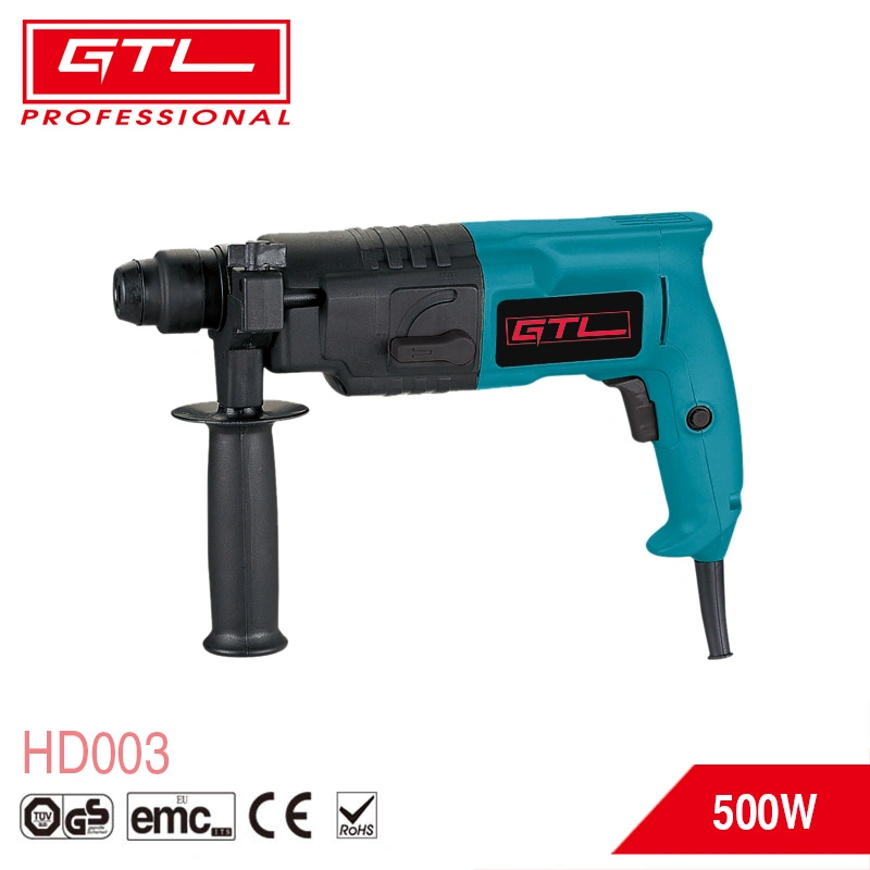 500W 20mm Variable Speed Rotary Hammer Drill Electric Power Drill (HD003)