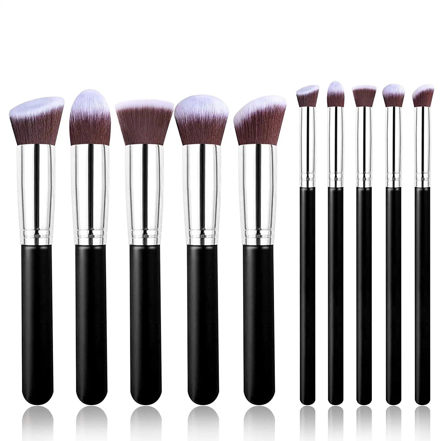 Make-Up Tools Kit Premium Synthetic Foundation Pinsel Blending Face Powder Blush Concealers Eye Shadows 10 PCS Make Up Brushes Set