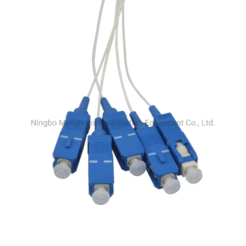 1*4 0.9mm APC Upc Optical PLC Splitter with Sc Connector