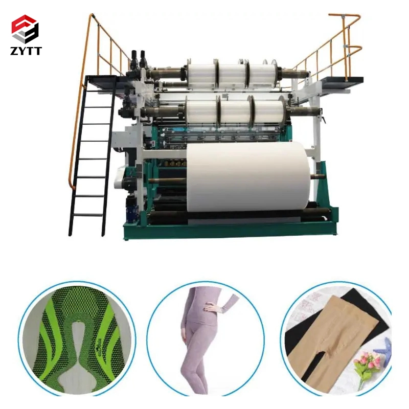 Double Needle Bed Raschel Machine for Three-Layer Spacer Fabric