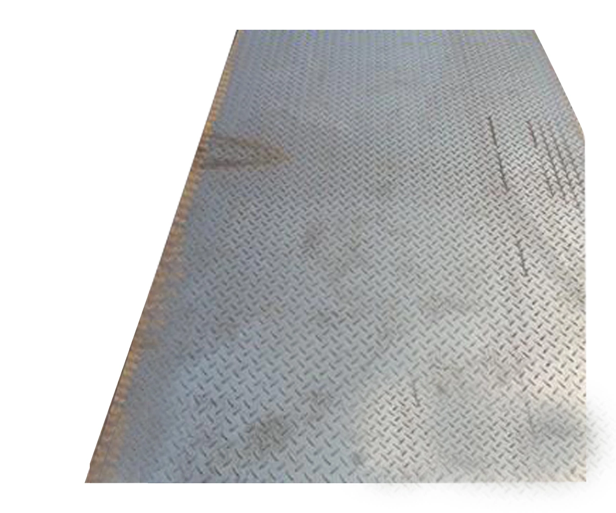 Floor Chequer Sheet Black Hot Rolled Checkered Steel Plate