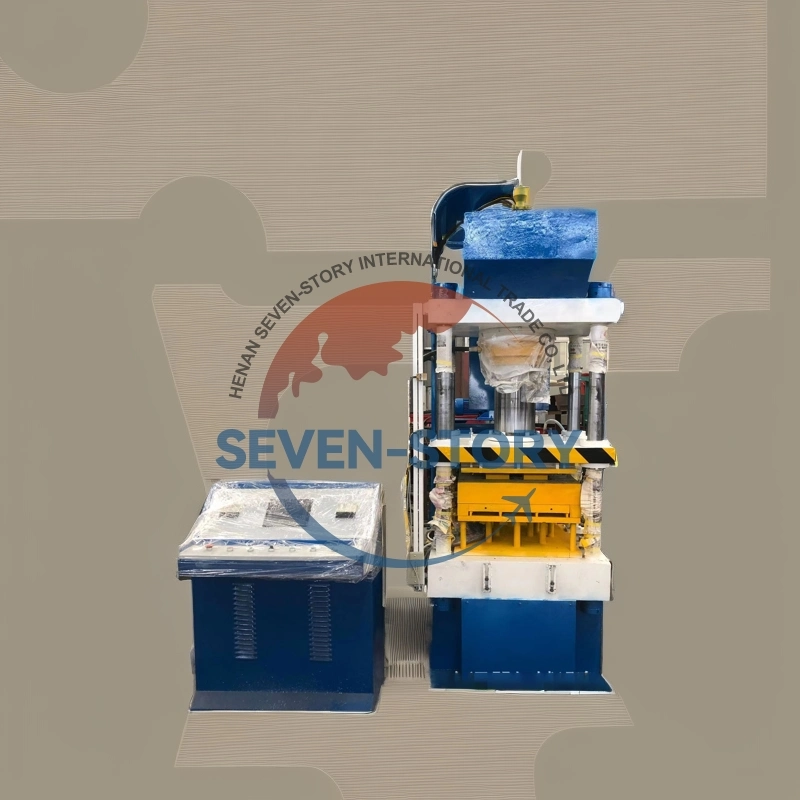 Interlocking Brick Maker - Manual Mobile Paver for High Density Non-Burning Bricks