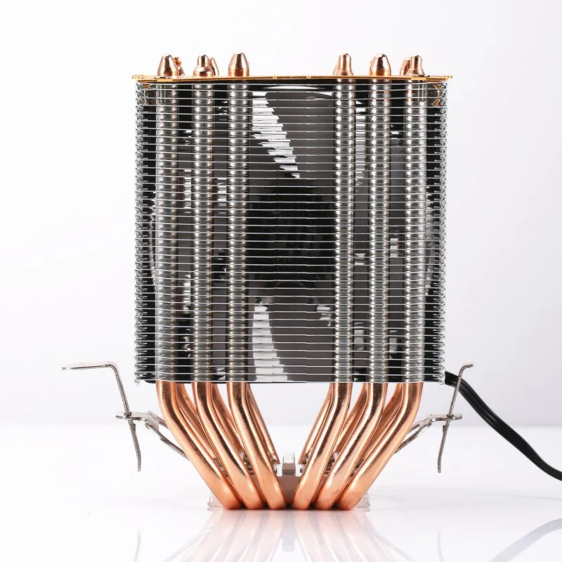 6 Heat Pipe Double Tower Air Heatsink PC Fan 3pin 4pin for Intel LGA 1700 1151 1155 1200 1366 AMD Processor I3 I5 I7 CPU Cooler