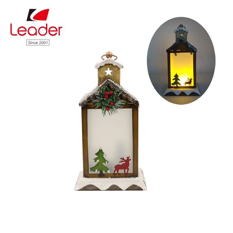 Hot-Sale Solar Metal Lantern for Christmas and Outdoor Decoration