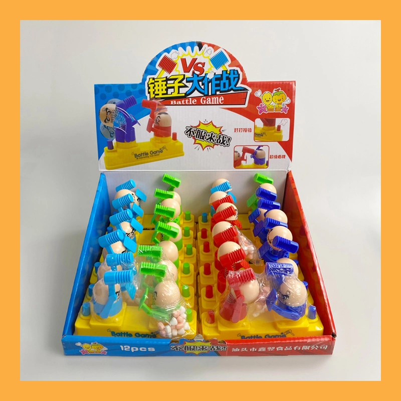 Kids Favorite Battle Games Toy Fight by Hammer with Tasty Fruity Hard Pressed Candy