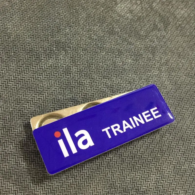 Metal Printing Different Names Name Badge with Magnet (XD-013124)