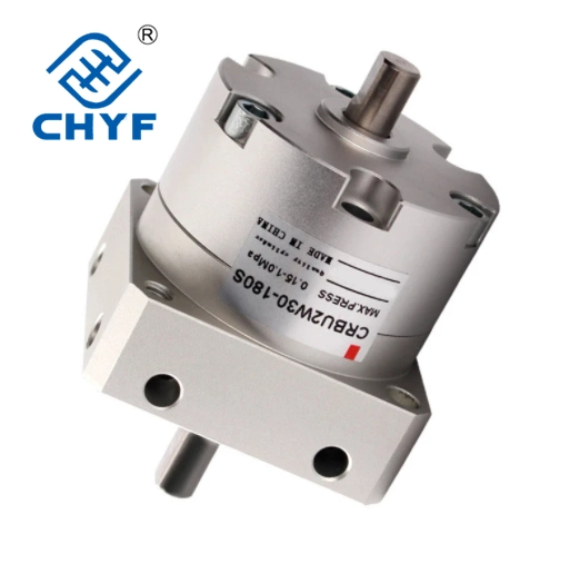 Chyf Industrial Machine Use Crbu2w Series Vane Type Swing Cylinder Pneumatic Rotary Cylinder Crbu2w-10