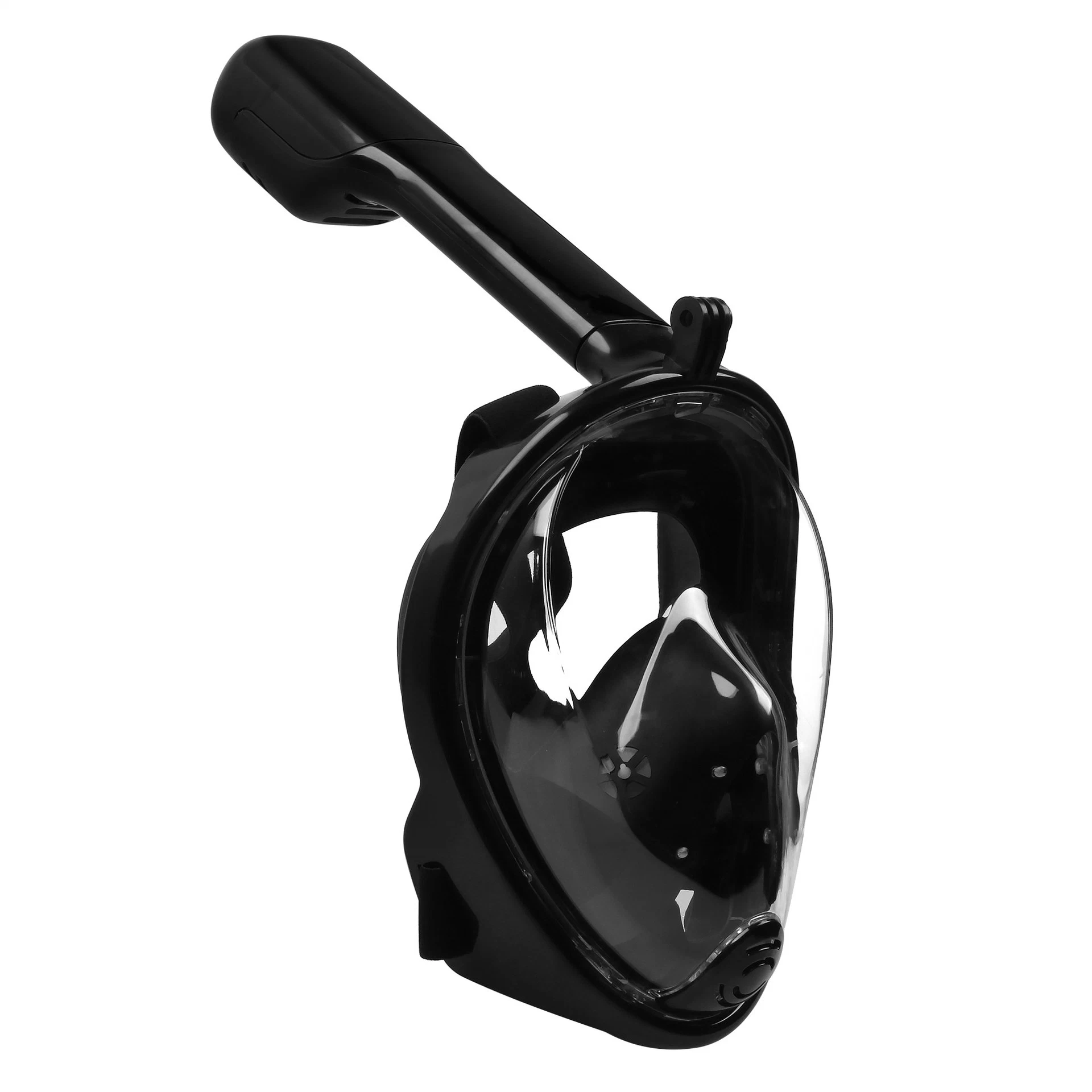High Quality Free Set Full Dry Outdoor Black Snorkeling Diving Mask