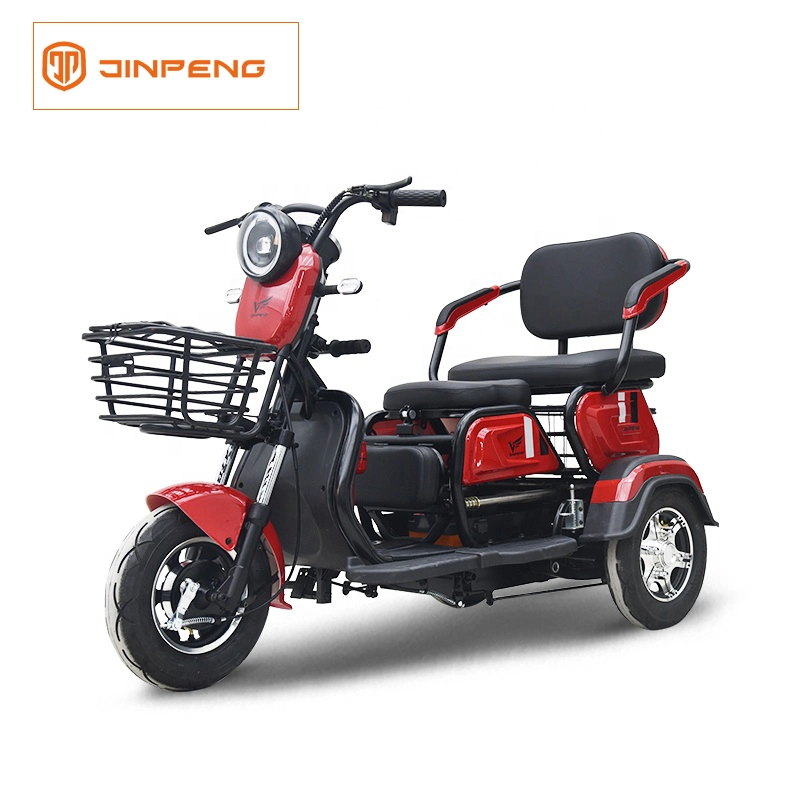 Jinpeng Wholesale Passenger Trike Small Leisure Electric Tricycle for Elderly Mobility Scooter with Foldable Seat
