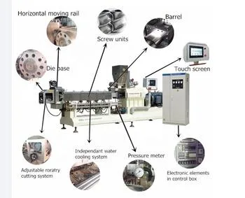 Twin Screw Extruder Food Processing Extruded Breakfast Cereals Extrusion Food Products Food Extrusion Equipment Snack Extruder