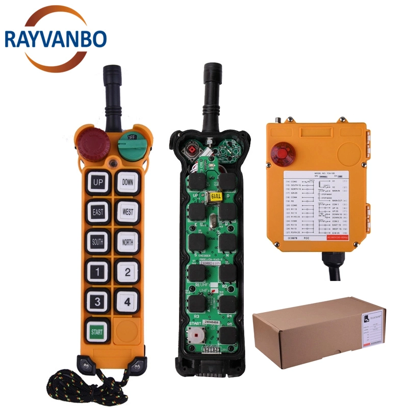 F24-10d Industrial Radio Control Remoto Inalámbrico de la grúa de 2 velocidades Control Remoto industriales