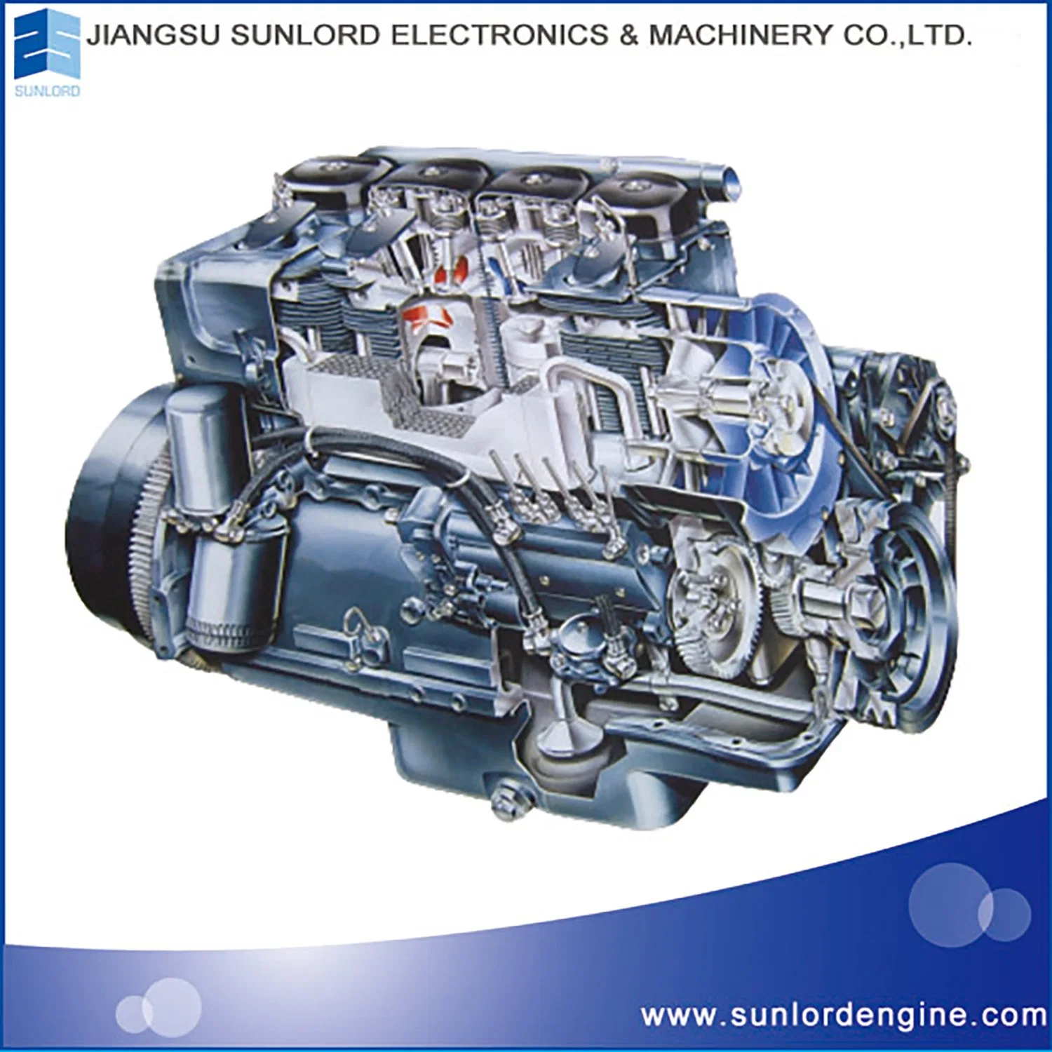 F4L912 de la fábrica de motores diesel refrigerado por aire para la industria