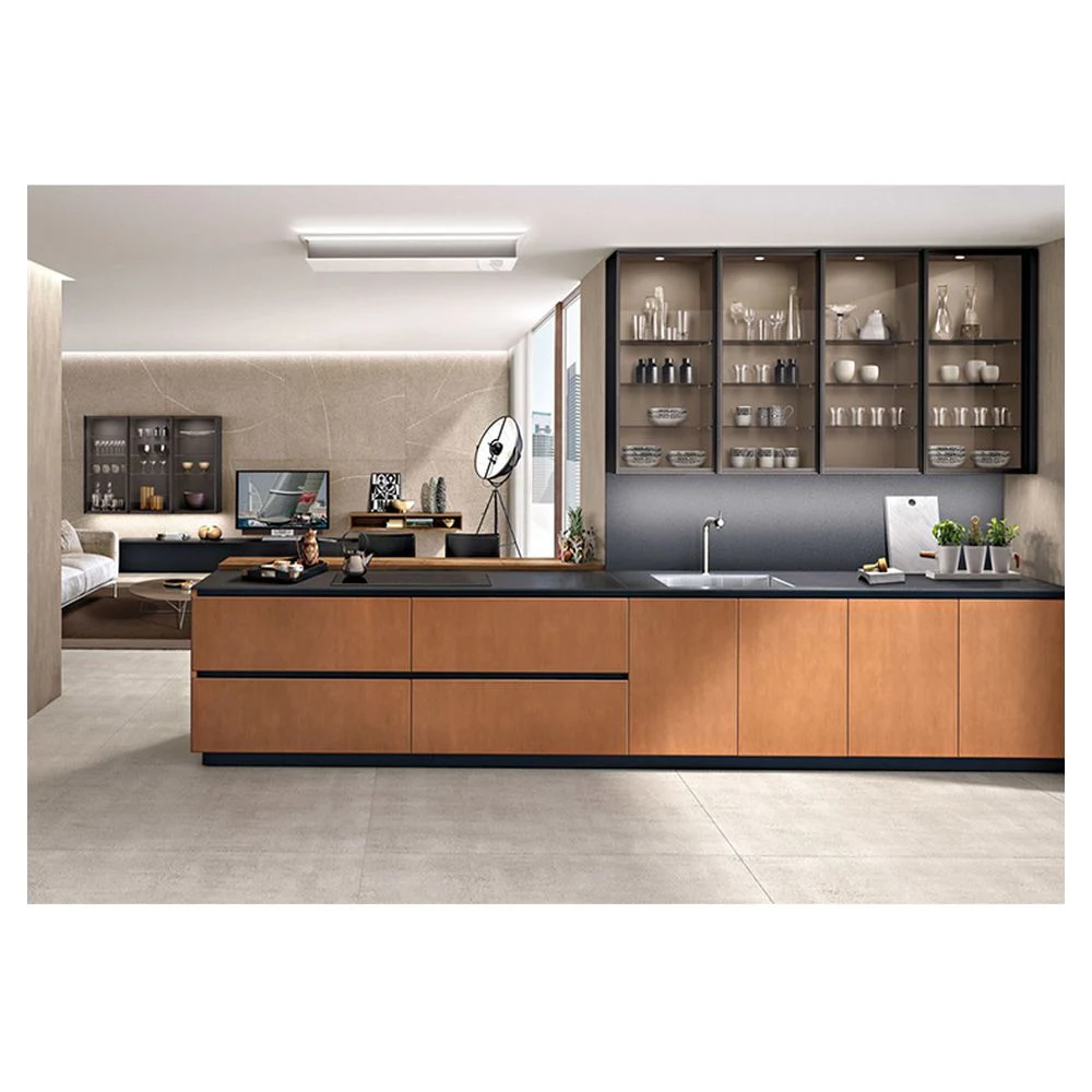 Prima Prefab Direct Manufacturer Fashionable European Style Kitchen Cabinets