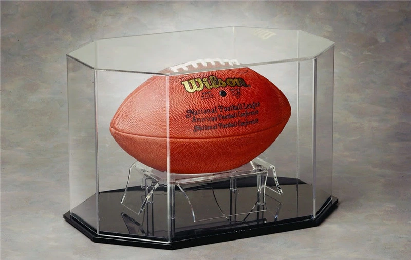 Deluxe Football Acrylic Display Stand / Display Case/Box Showsase