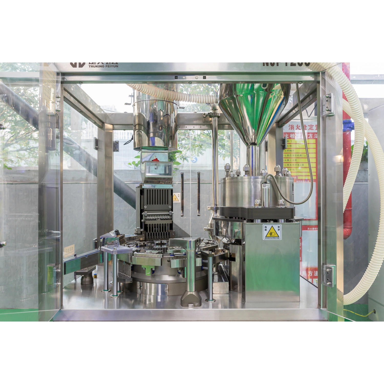 High Precision Gelatin Hard Vegetable or Clear Encapsulation Filling Machine