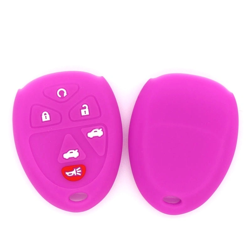 6 Buttons Silicone Key Case for Chevrolet Car