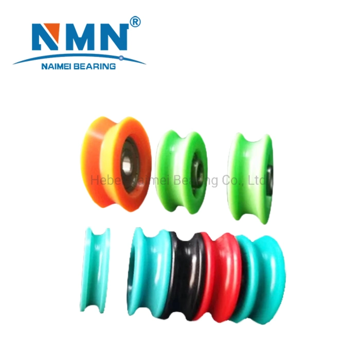 Carbon Steel Bearing 625 Nylon Wheel for Sliding Bathroom Glass Door