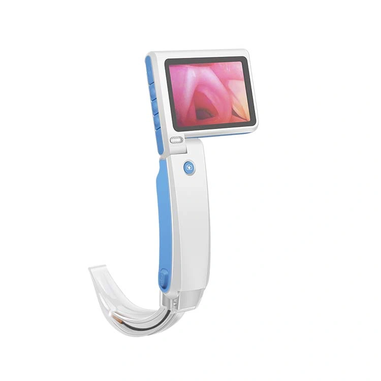 Portable Endotracheal Intubation Video Laryngoscope with Disposable Blade Visual Laryngoscope