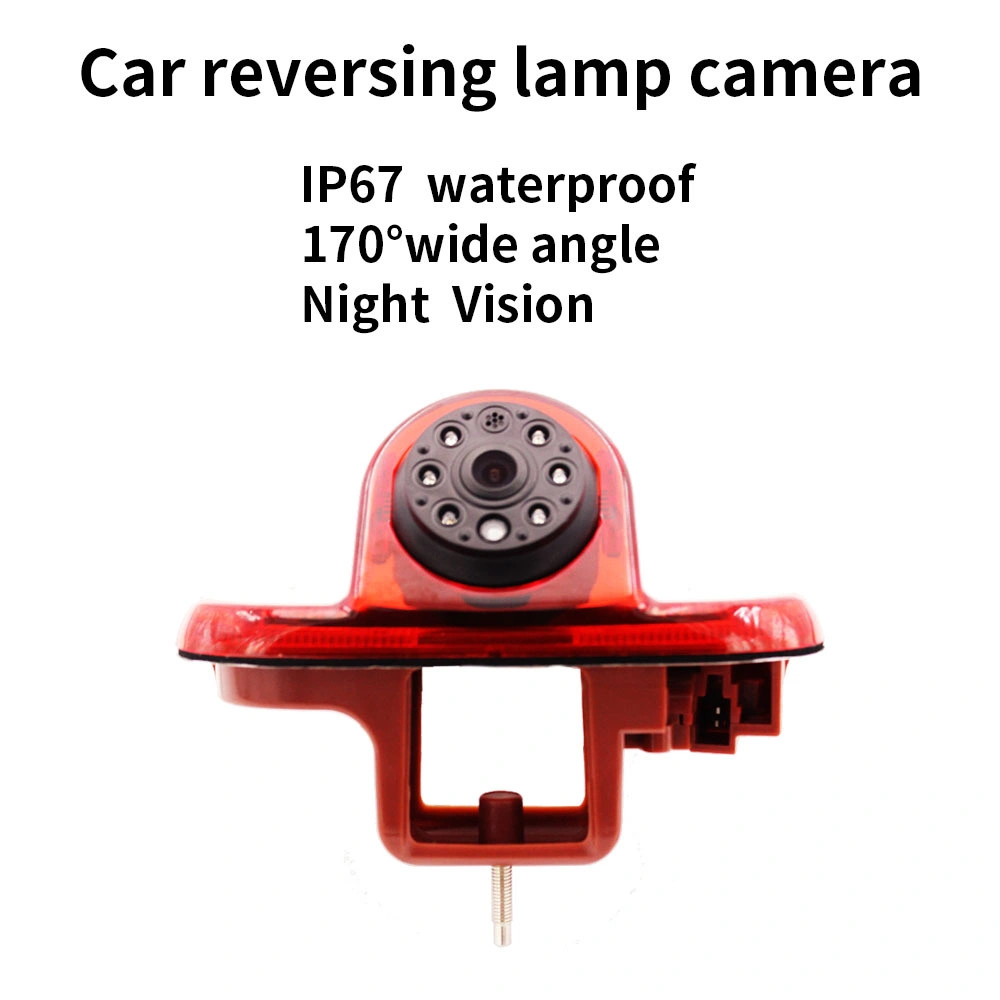 Parking Assist Backup Rear View 8LED Stop Lamp Car Brake Light Camera