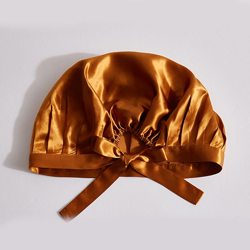 Luxury 100% Silk Hair Bonnet Women Satin Sleeping Silk Head Wrap Custom Silk Hair Bonnet