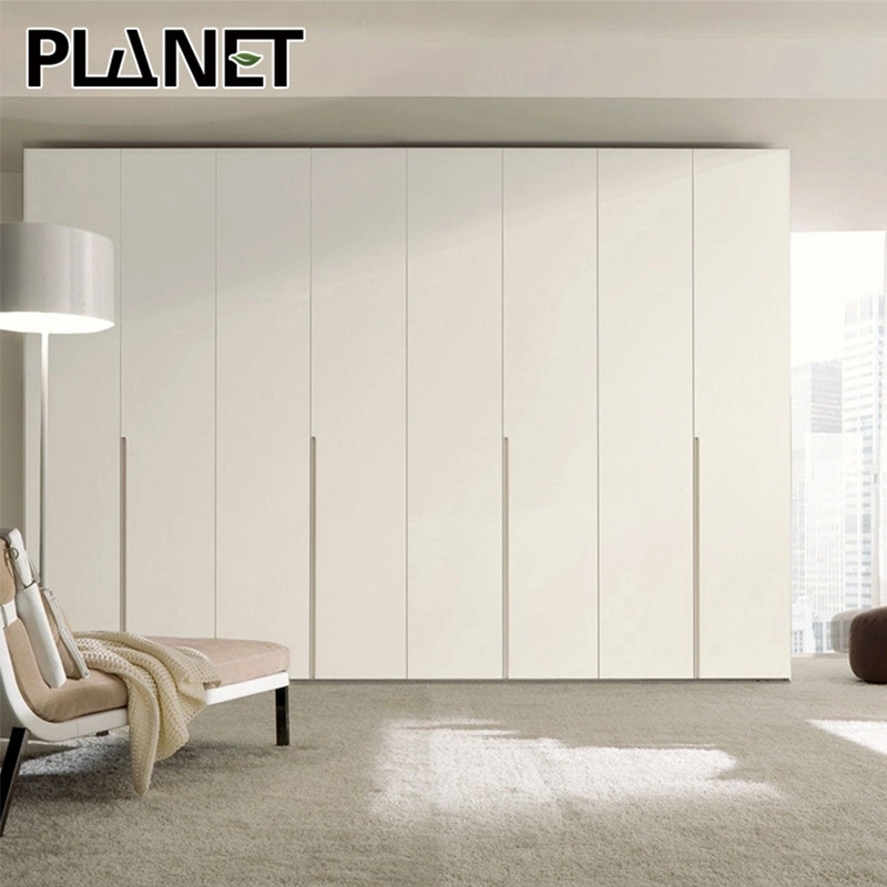 Planet Cheap Built in Bedroom Wardrobe Storage Organizer Lacquer Closets Set Furniture New Modern Design