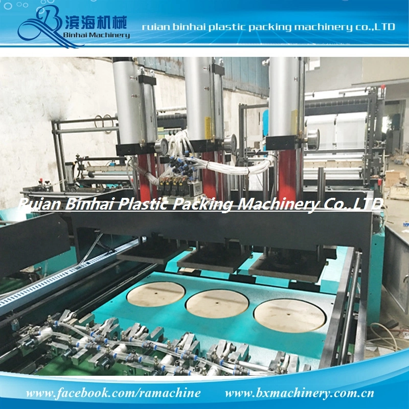 Exported to Indonesia 6 Lines Puncher Plastic Bag Making Machine