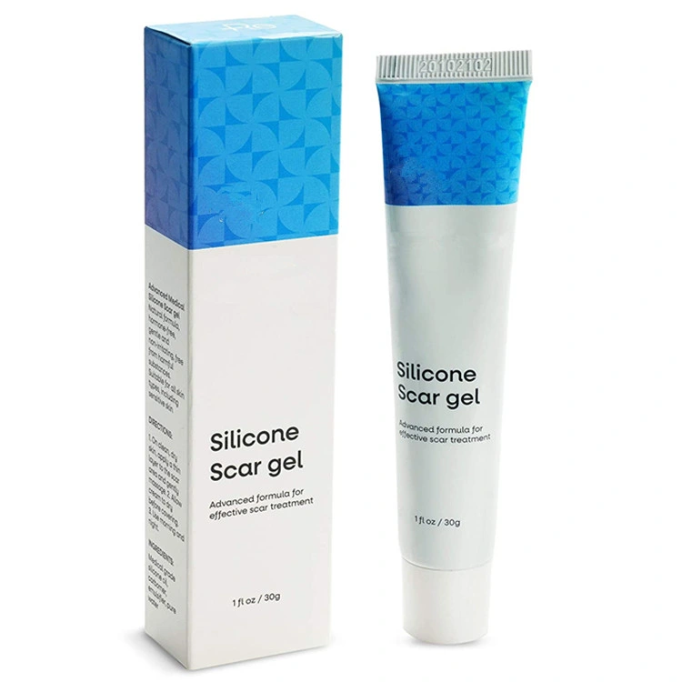 El tratamiento de cicatriz de silicona avanzada OEM cara y cuerpo de la reparación de la piel acné Gel