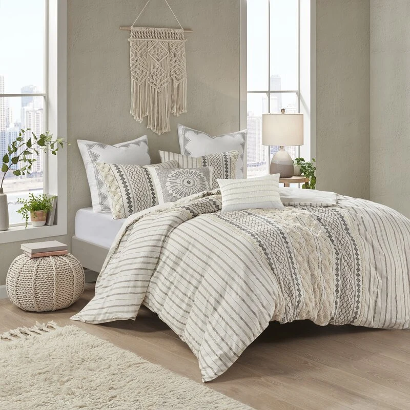 Cmodern&amp; Contemporary Standard Cotton Traditional 3 Piece Comforter Set by COMFLIVE