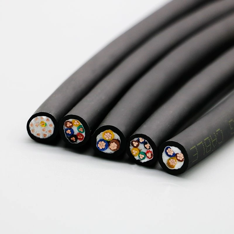 Trvv Foil Shielded Insulated Sheathed Black CE Cable Drag Chain Oil Resistant Cable