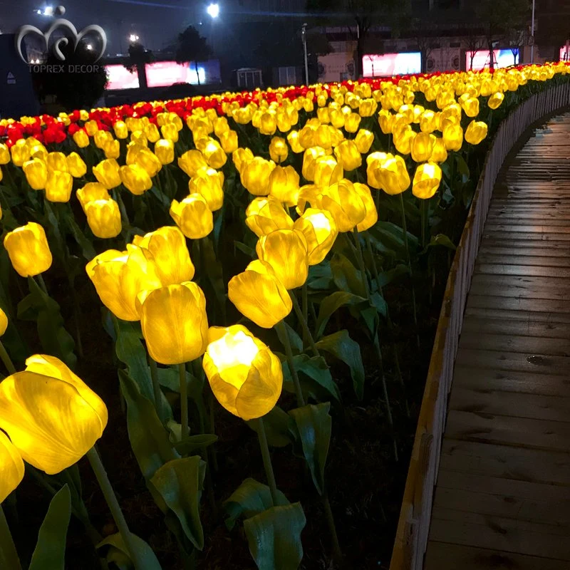 Lâmpada LED de diversão iluminação decorativa LED luzes de planta de flor artificial