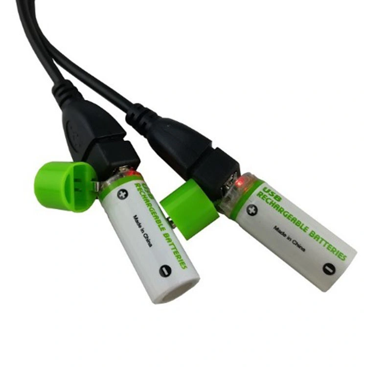 Ni-MH USB AA batería recargable no se requiere cable o cargador