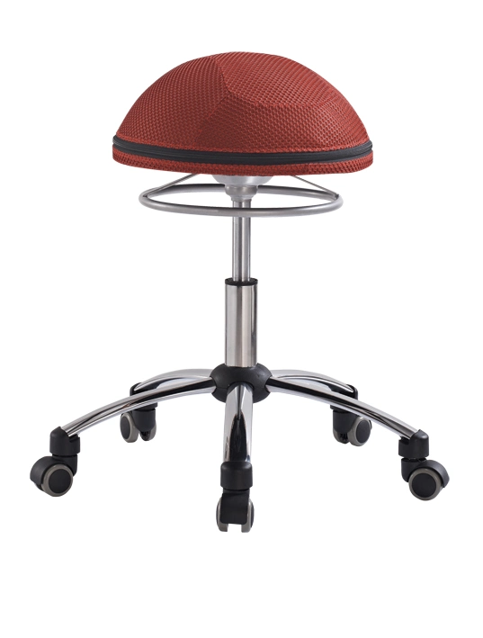 Sentarse Taburete ergonómico soporte regulable en altura, inclinándose Silla para Mesa Permanente de Transporte Aéreo, Sit-Stand 360 grados, sentado cátedra equilibrio ponderado Non-Slip