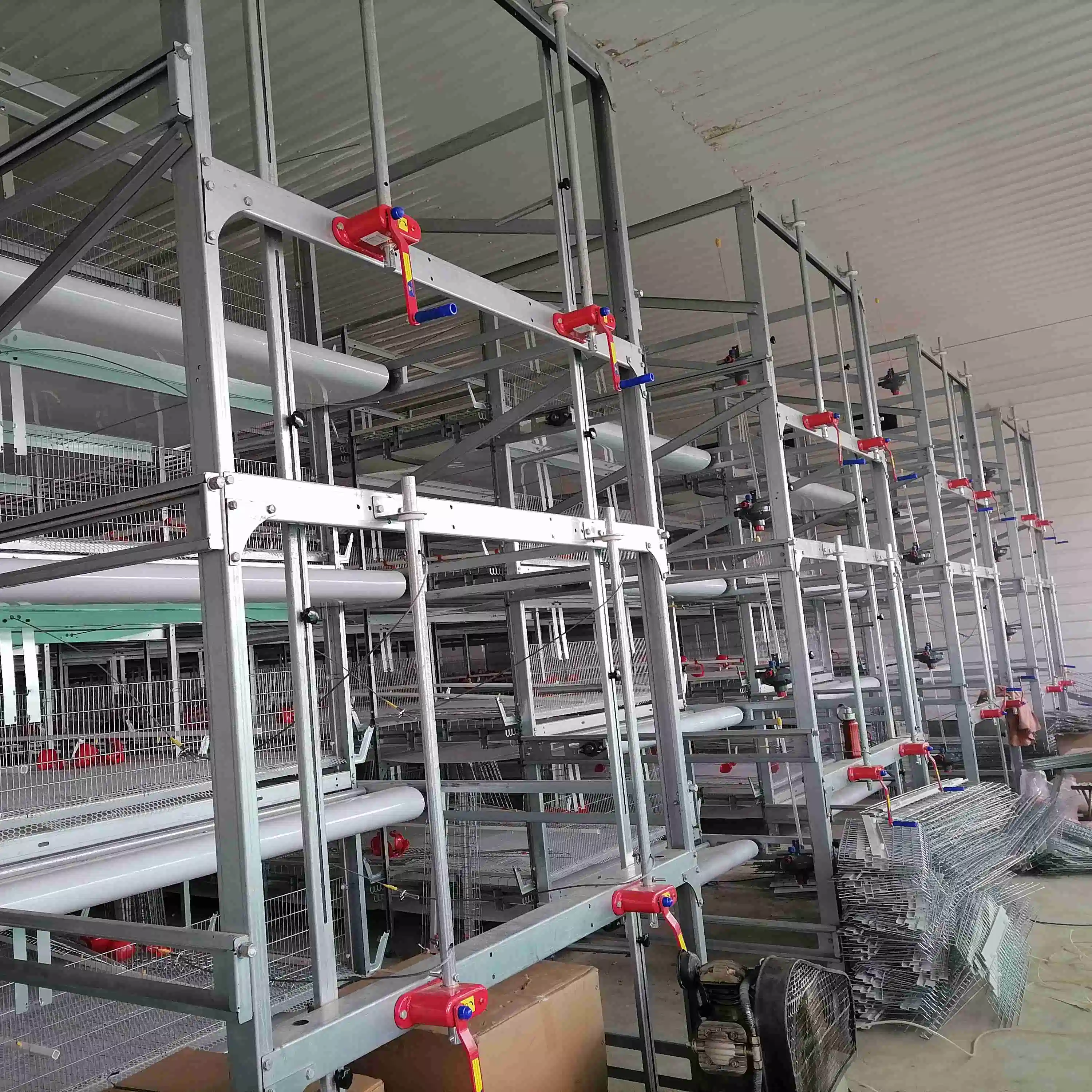 Automatic Poultry Equipment Broiler Feeding System Chicken Farm Equipment