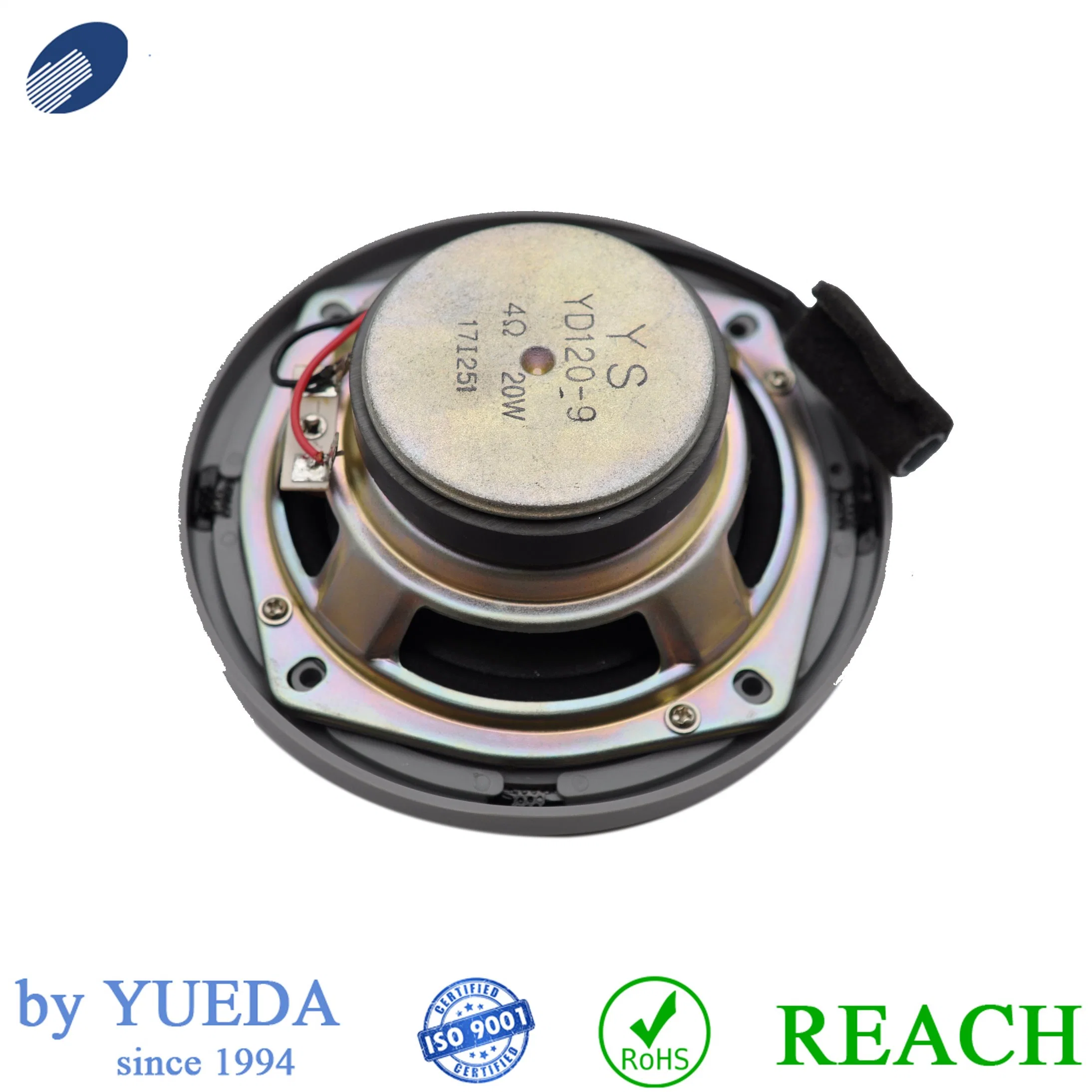 Power 20W 4ohm 120mm Round Shape Big Size Hot Sale Grey Low Frequency Full Range Waterproof Car Truck Speaker with Ce