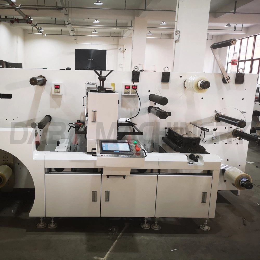 Rotary Intermittent Flexo Printing Die Cutting Slitting Rewinding Machine