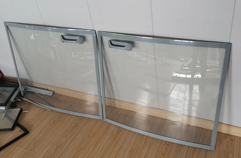 Insulated Tempered Low E ITO Anti-Condensation Printed Display Case Glass Cooler Show Cabinet Glass Freezer Glass Showcase Glass