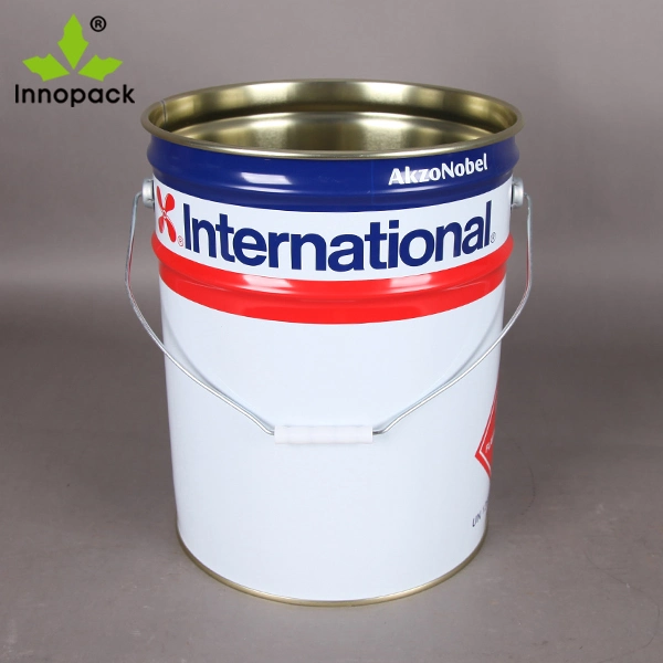 Wholesale Chemical Use Metal Tin Bucket with Spout Lid