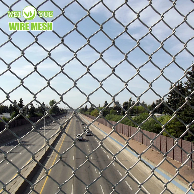 High quality/High cost performance  9 Gauge Galvanized Chain Link Fence with Low Price