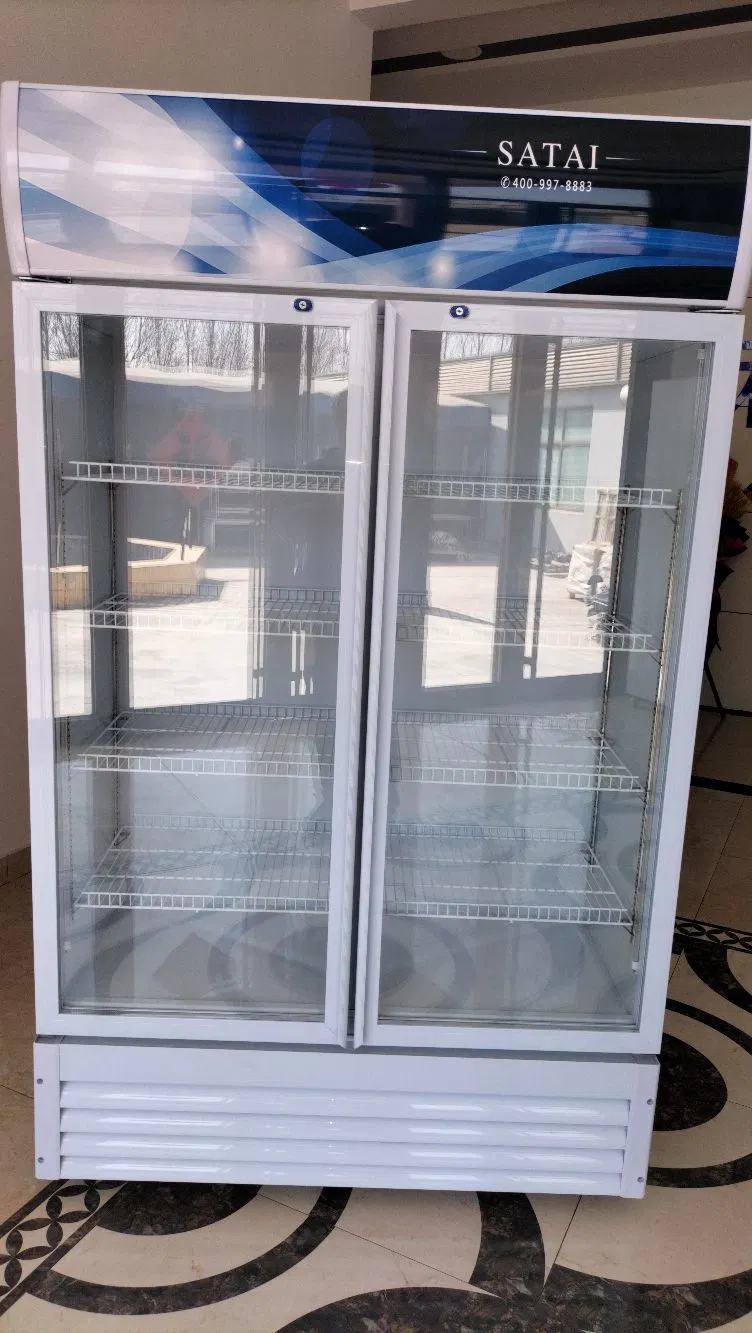 Combination Original Factory Freezer Supermarket Sliding Glass Door Fridge Showcase