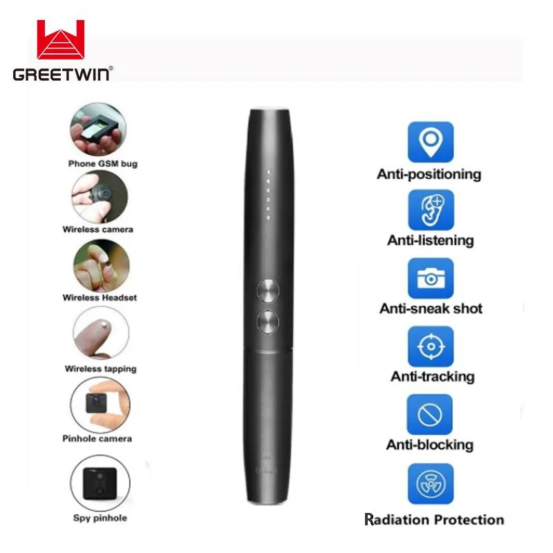 Probe Pen Wireless Camera Finder GSM Tracking Device Anti Spy Detektor Funksignal GPS Fehlerdetektor