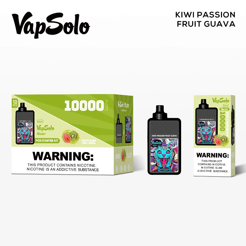 Vapsolo Factory Cheap Price 9K Puff Replaeable Pods Master 10000 Disposable/Chargeable Vapes