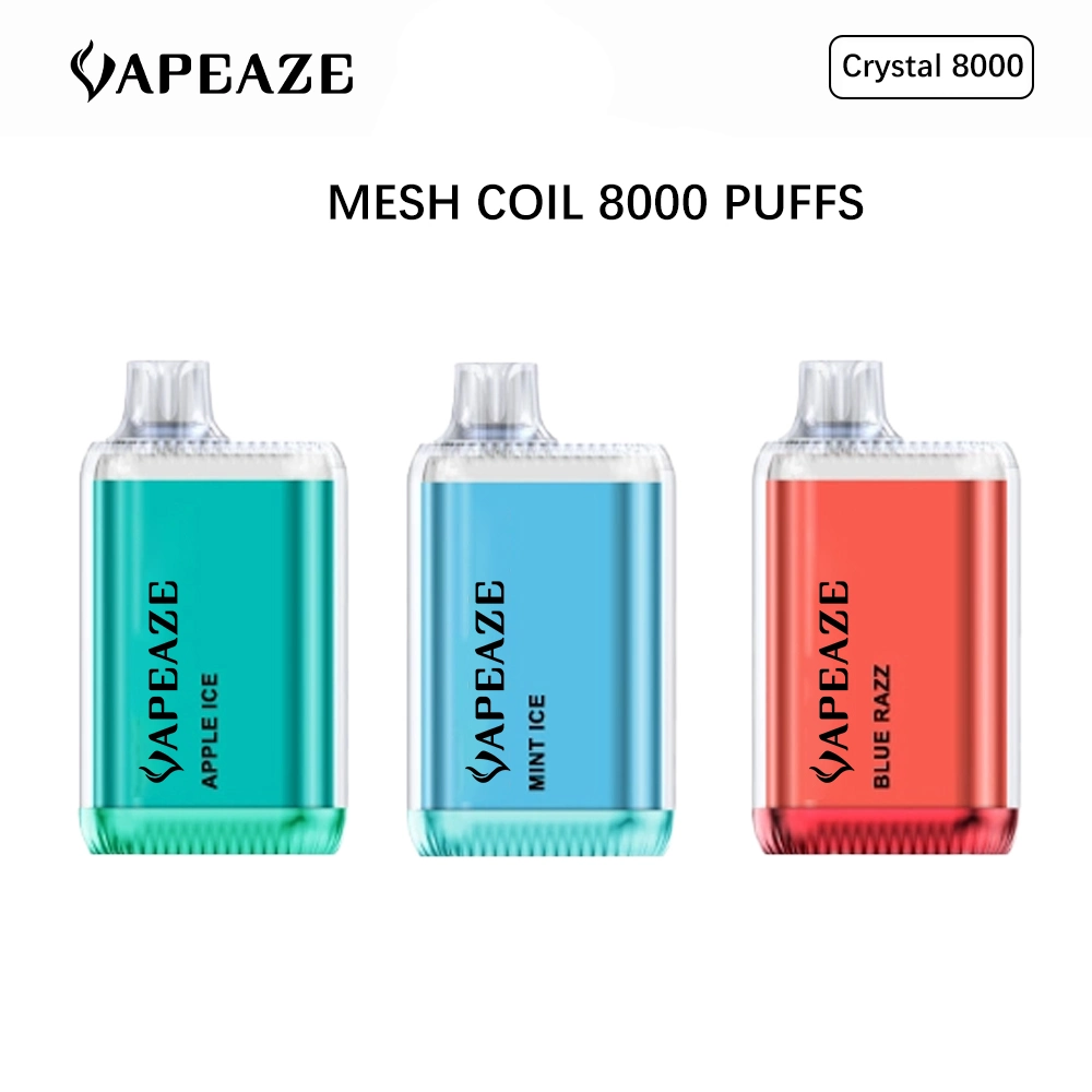 Disposable/Chargeable vape 8000 Puffs Salt Nicotine Attractive Flavors Wholesale/Supplier Manufacturer Price Disposable/Chargeable Vape Puff