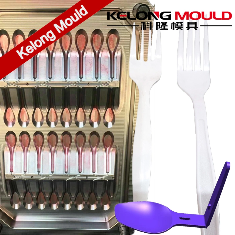 Good Quality S136 Steel 64 Cavities Knife Fork Spoon Moulding Factory