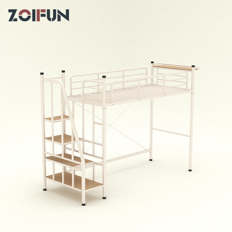 Modern Office School Furniture Dormitory Hotel Metal Double Steel Bunk Bed for Student