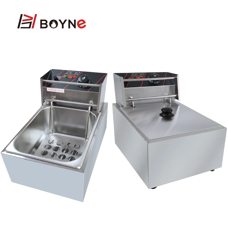 Table Top 8 Liter Commercial Stainless Steel Electric Deep Fryer