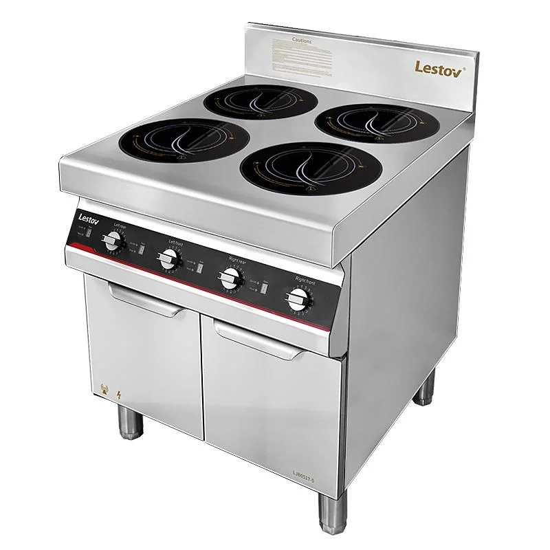 Commercial Four Burners Induction Range Stove for Kitchen