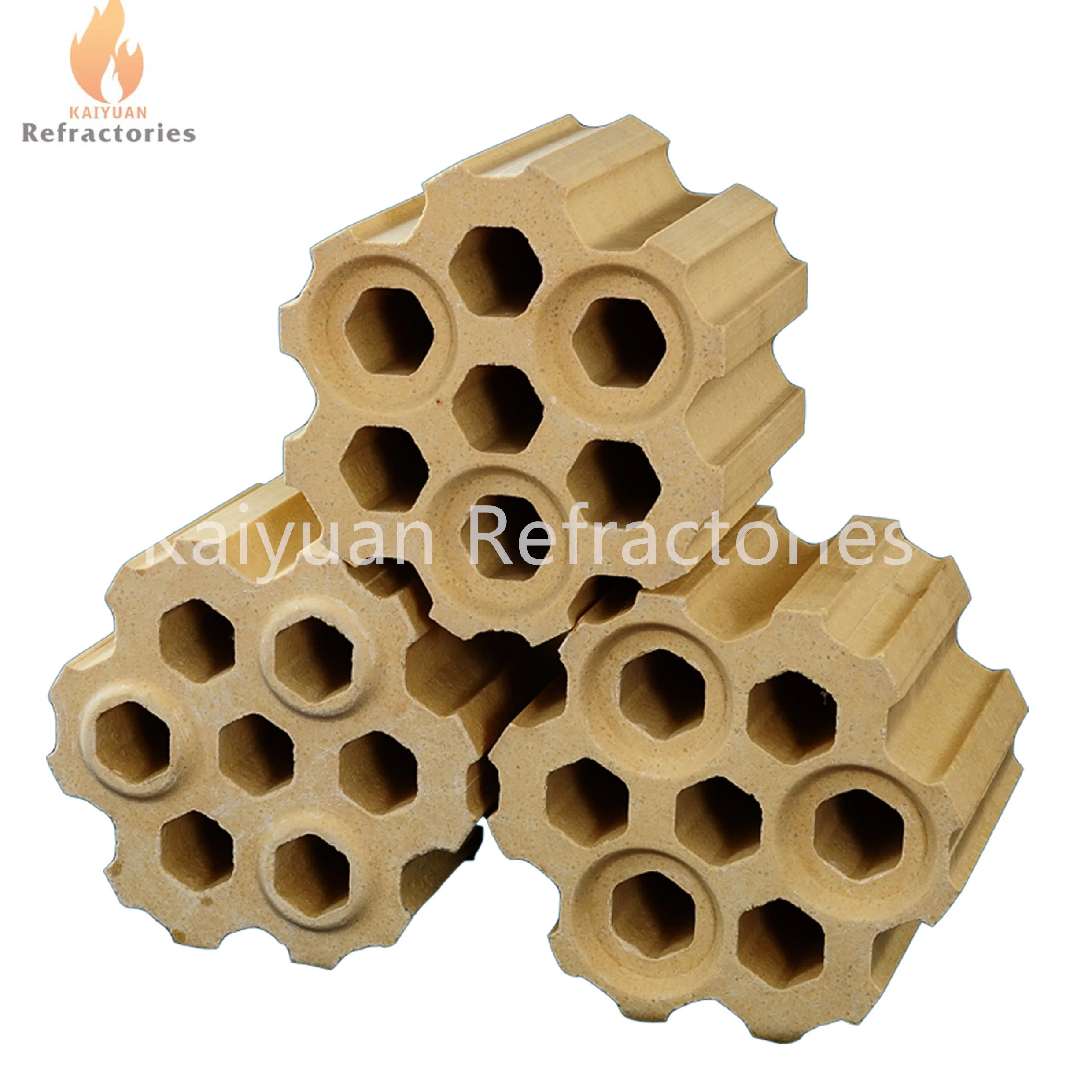 19 Holes Firecaly Checker Refractory Brick for Hot Blast Furnace