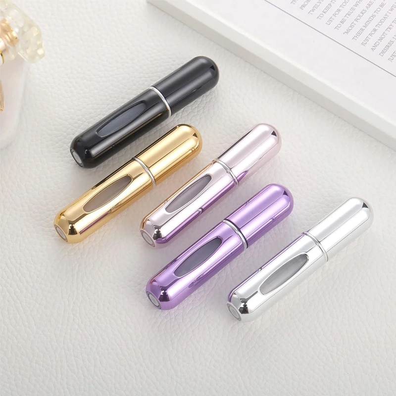 Wholesale/Supplier Small 5ml 6ml 8ml Aluminium Perfume Spray Bottle Pocket Portable Atomizer Vial