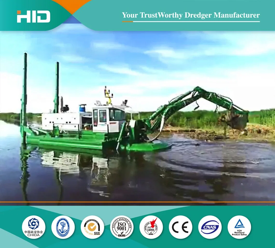 HID Clay Emperor Amphibious Multipurpose Machine for Preventing Floods/Cleaning Industrial Ponds/Dredging/Sand Washing